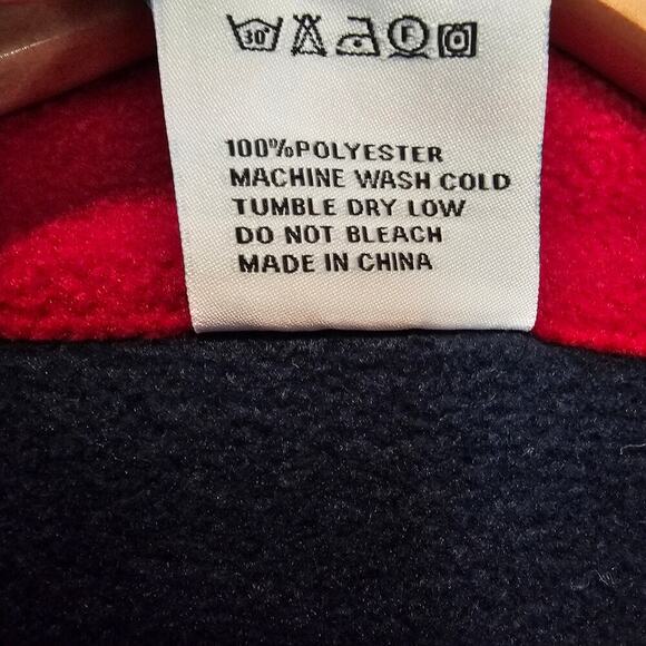 Vintage San Francisco Fleece Jacket Men 2X Blue Full Zip Retro Streetwear Skater - Picture 6 of 9